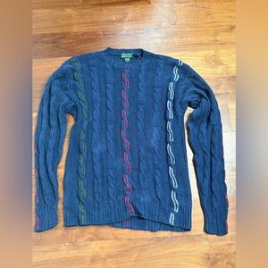 Vintage Colours by Alexander Julian Linen and Cotton Knit Sweater